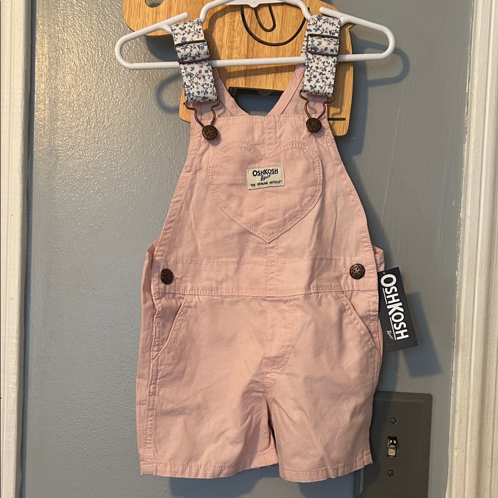NWT OshKosh B'gosh Light Pink Overalls